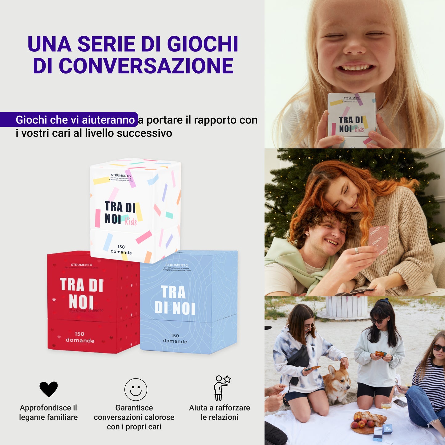 Un pacchetto di giochi di conversazione